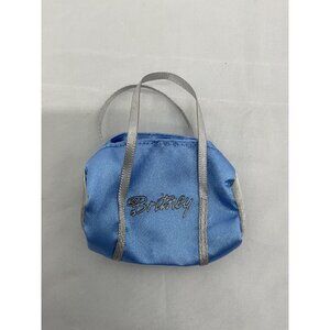 1999 Y2K Britney Spears Doll Blue Duffle Gym Purse Bag